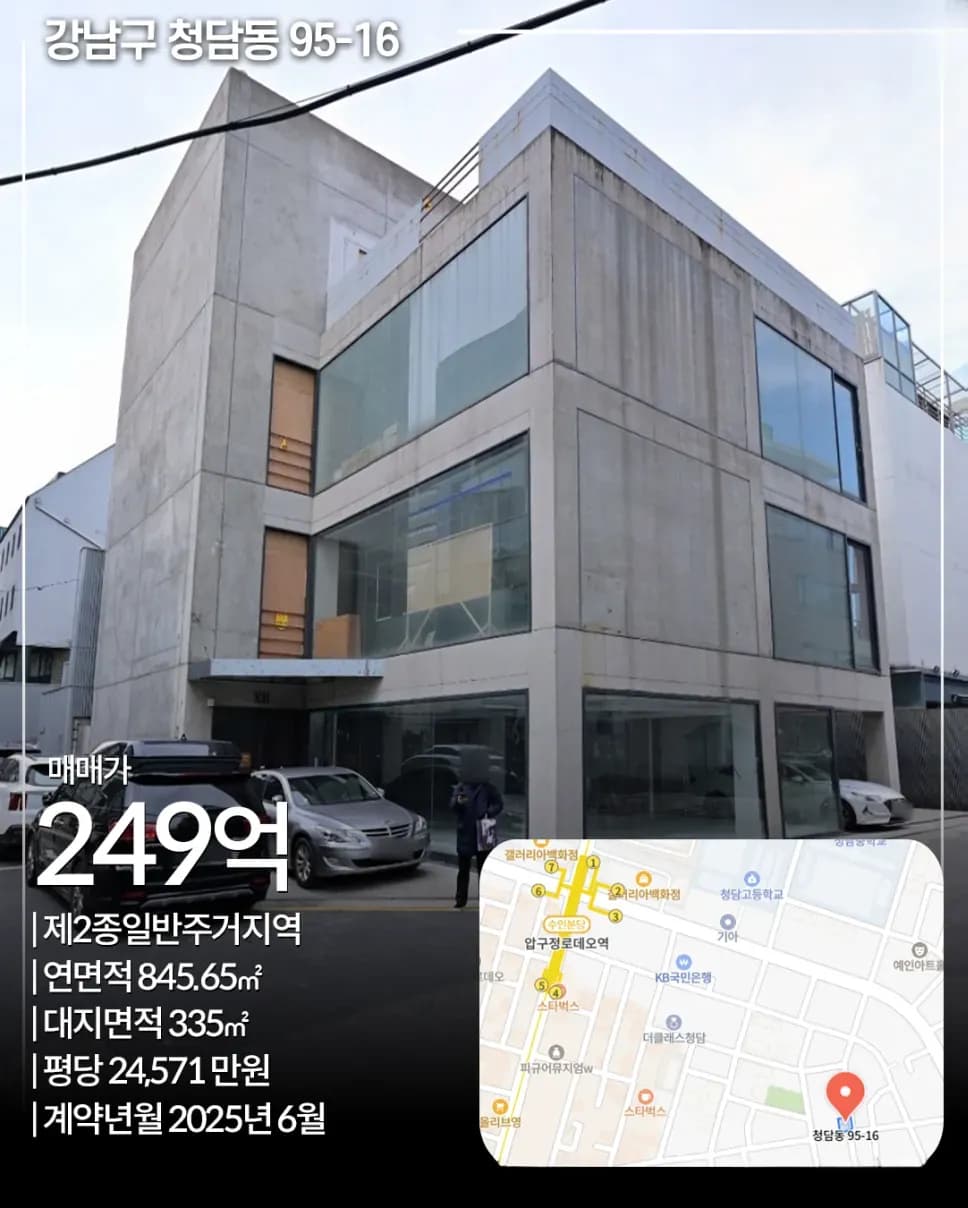 6건 매각 빌딩 비교표