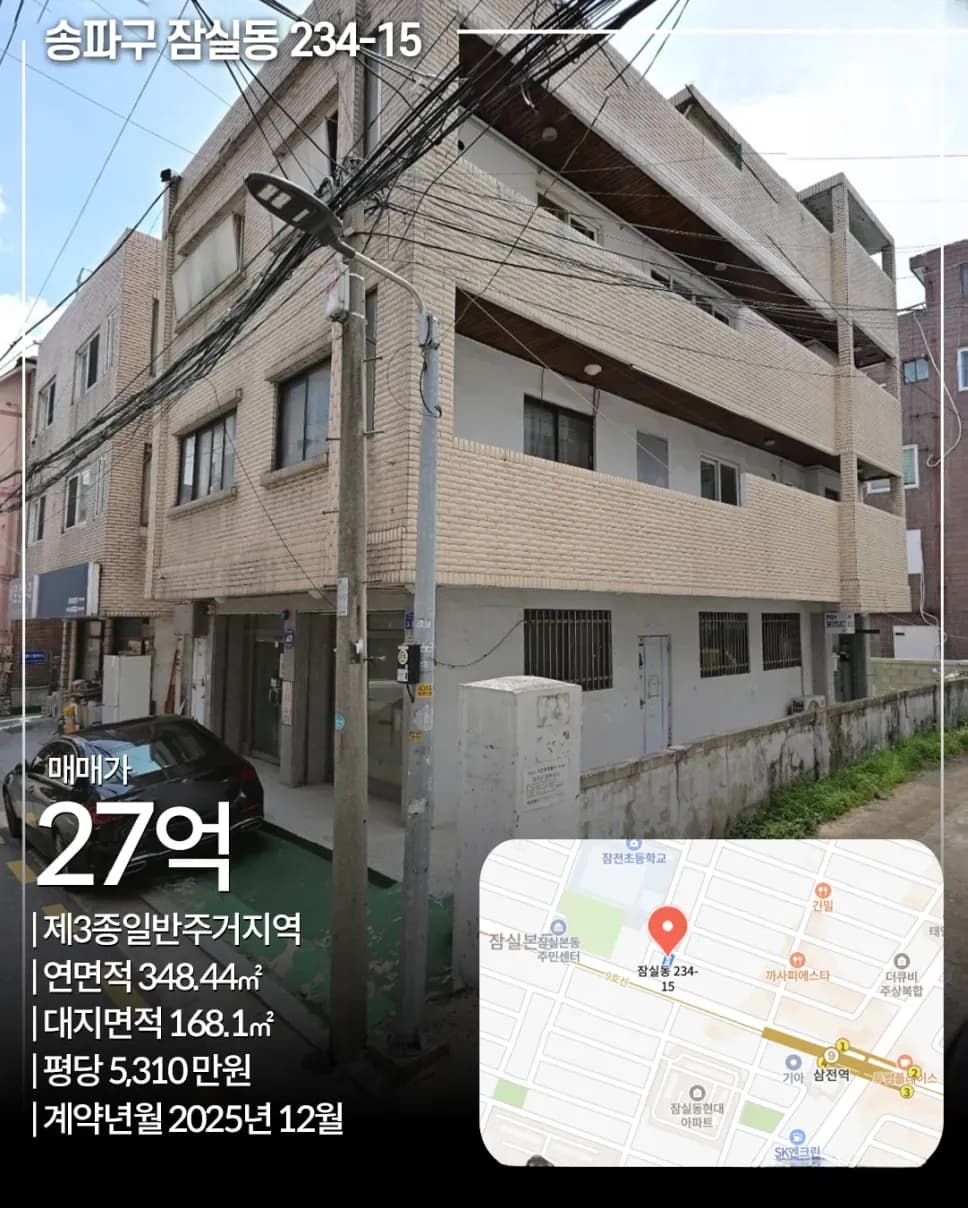 송파구 잠실동 234-15 노후 빌딩