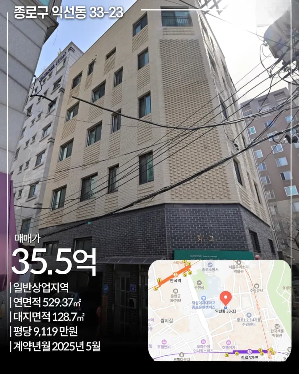 종로구 익선동 33-23 외관