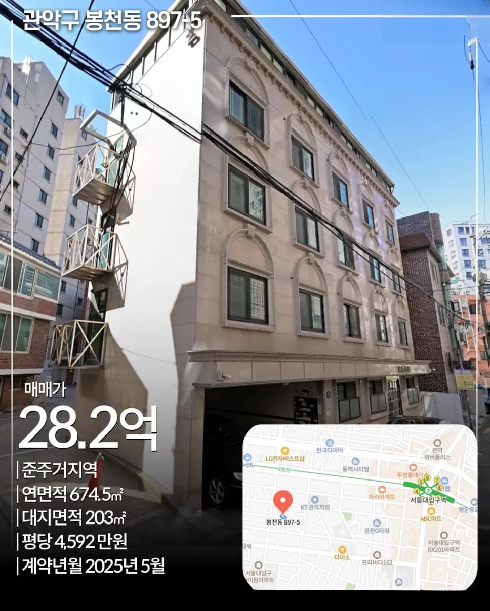 관악구 봉천동 897-5 외관