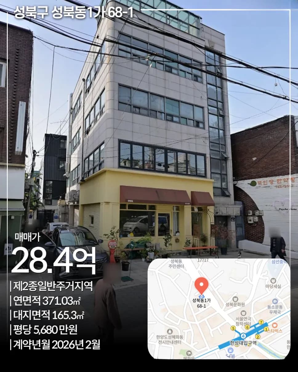 성북구 성북동1가 68-1 빌딩 전경
