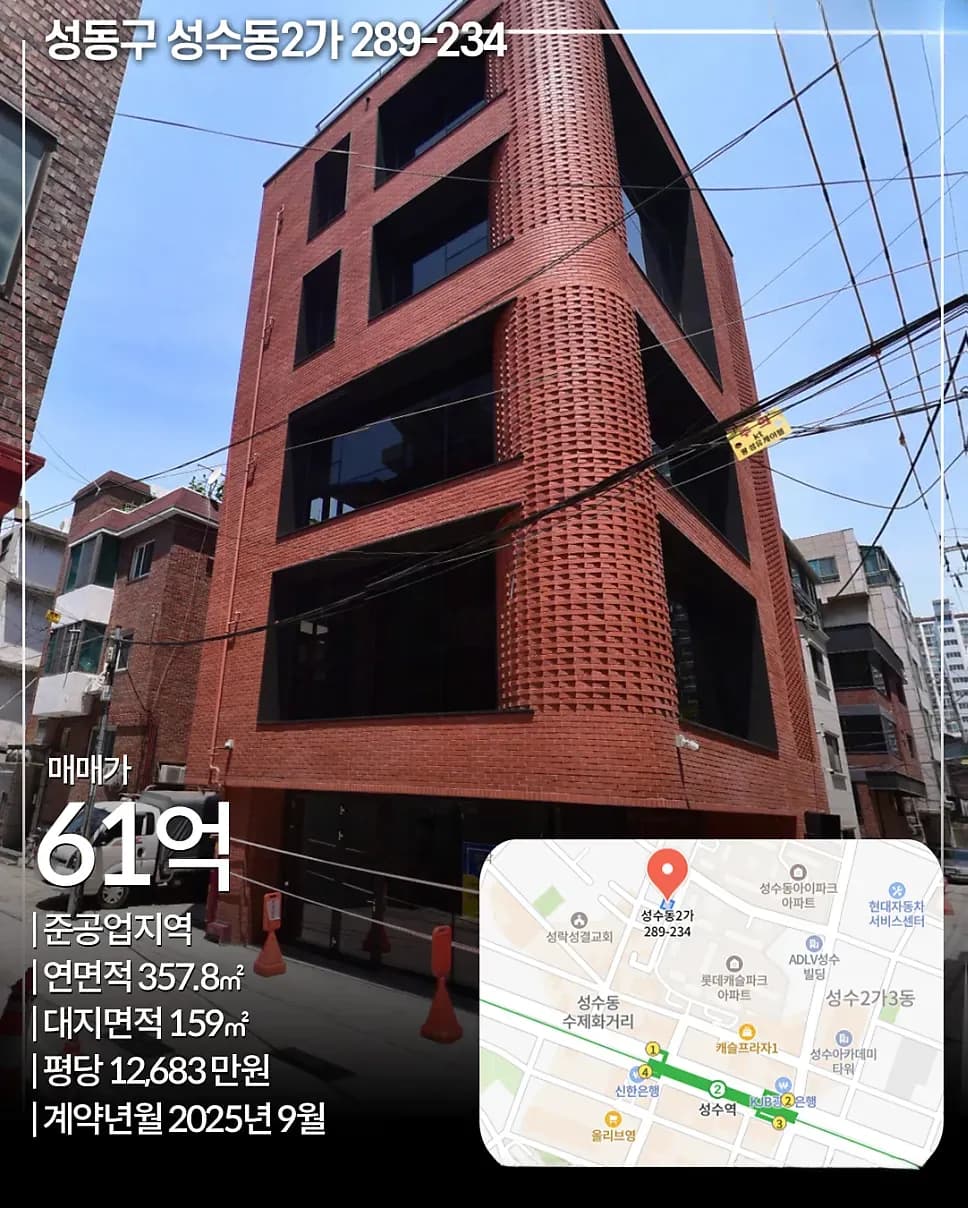 성동구 성수동2가 289-234 신축 빌딩